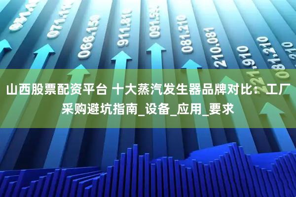 山西股票配资平台 十大蒸汽发生器品牌对比：工厂采购避坑指南_设备_应用_要求